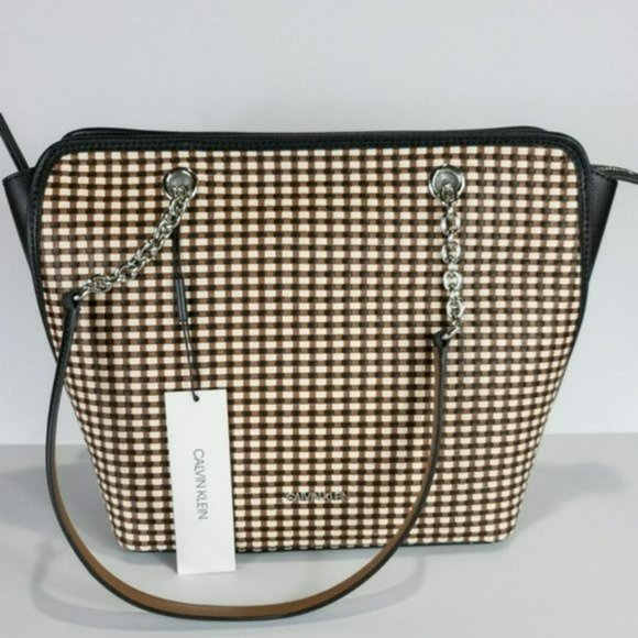 Calvin Klein Hailey Tote Black Multi-Color - Picture 3 of 3